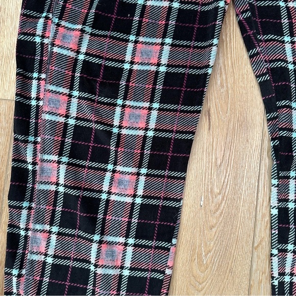 Cuddl Duds Climate Right Women’s Pink & Black Fleece Pajama Pants Sz L GUC - Picture 3 of 6